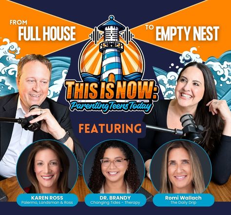 Podcast episode thumbnail with hosts and guests